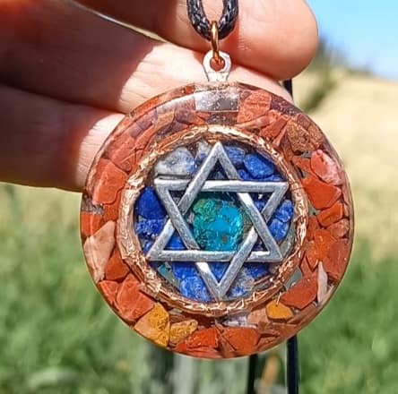 תיליון מגן דוד היכל פנימי אורגוניייט