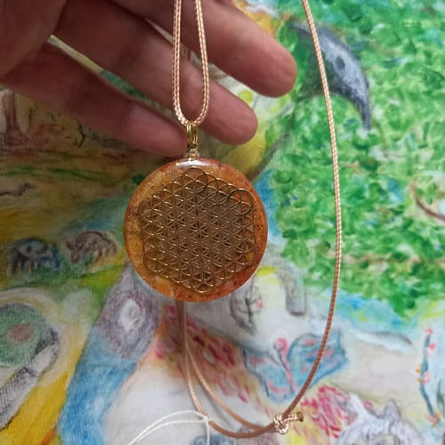 פרח החיים משושה אורגונייט