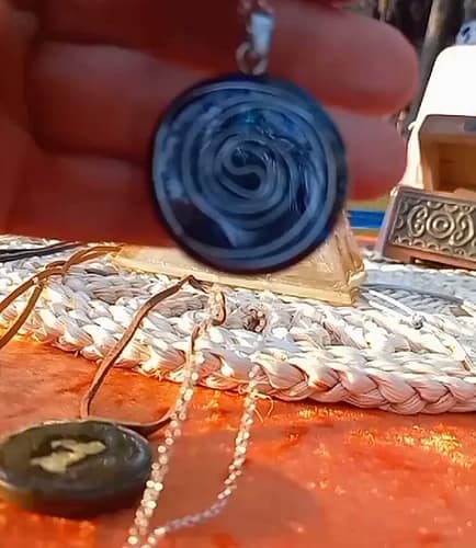 תליון אורגונייט מגן דוד לאפיס צד שני