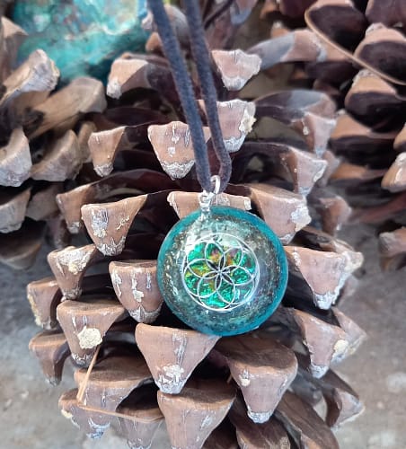 תיליון אורגונייט פרח החיים קטן